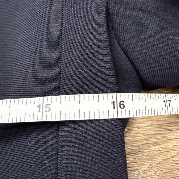 Ann Taylor Petites Women's Button Front Jacket, Navy Rope Piping, Sz 4P Vintage - Picture 10 of 13